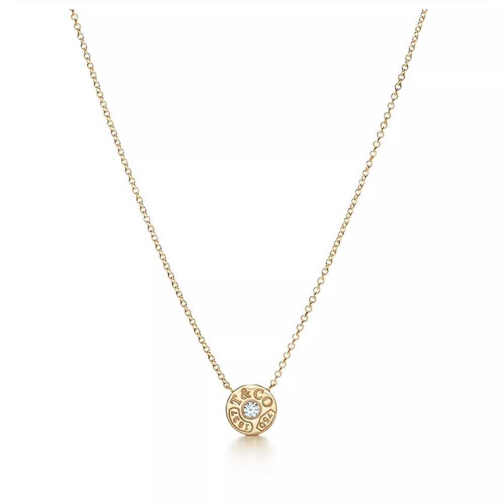 Tiffany 1837 circle pendant necklace